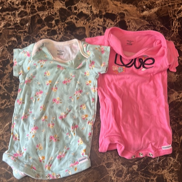 Baby lot 3-9 months girls summer Gerber onesie shirt short dress infant Jordan - Picture 8 of 11